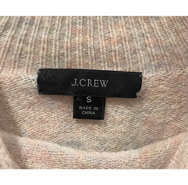 J.Crew Supersoft Pink RollNeck Wool Sweater - Image 2