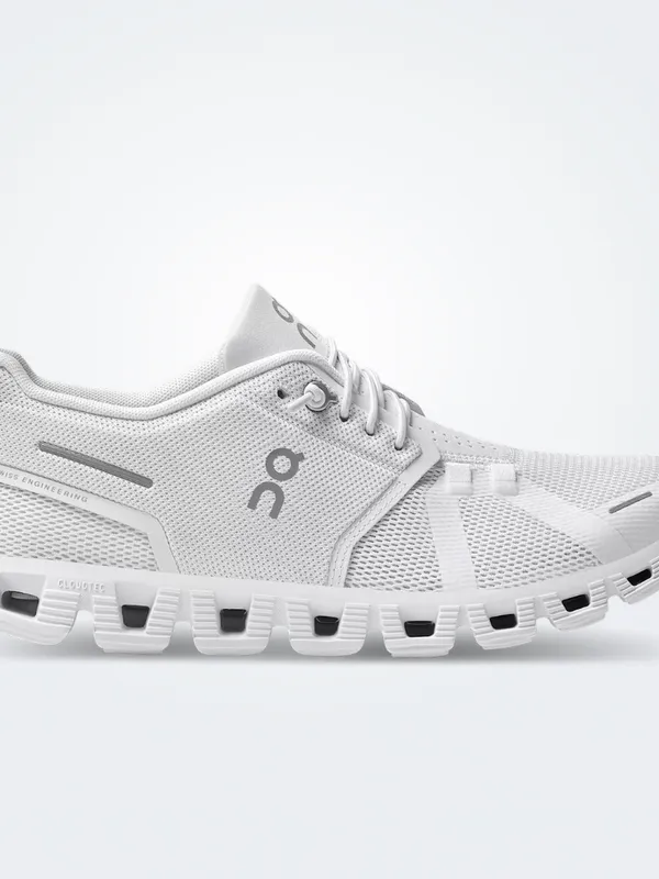 On Cloud 5 in All White, women's size 9.5 White - Image 6