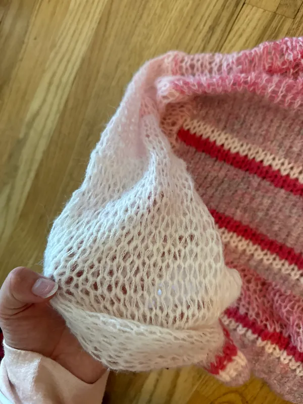 Kimchi Blue Pink Knit Sweater - Image 6