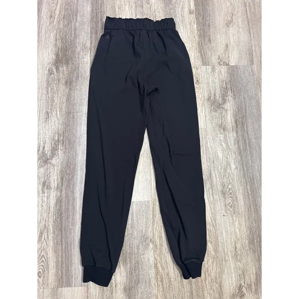 Lululemon Keep Moving Jogger High-Rise‎ Black Luxtreme Pants Size 2 - Image 7