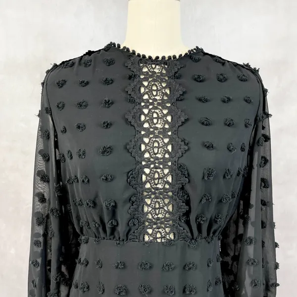 Lulus Women Mini Dress Medium Love or Lust Dark Cottage Festival Whimsy Romantic - Image 2