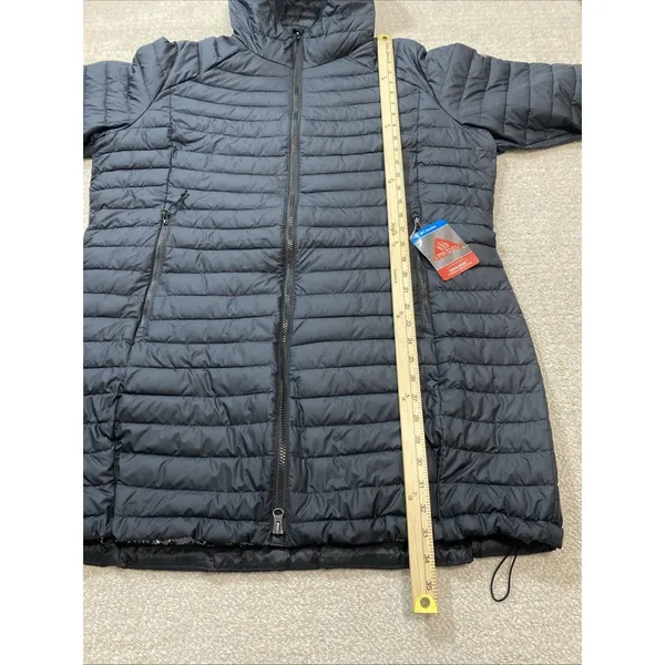 Columbia Women's White Out Mid Omni-Heat long black parka with hood size 1X NWT - Image 12