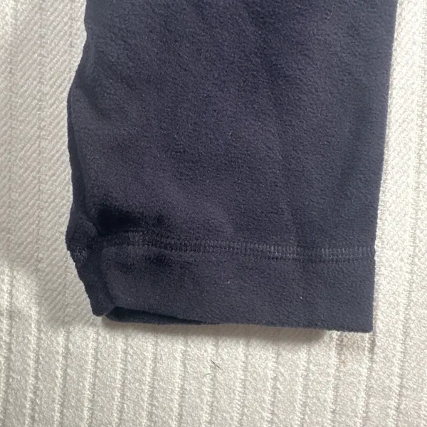 LANDS' END WOMEN'S BLACK PULLOVER FLEECE 1/4 ZIP CLOSURE SZ XL - Image 11