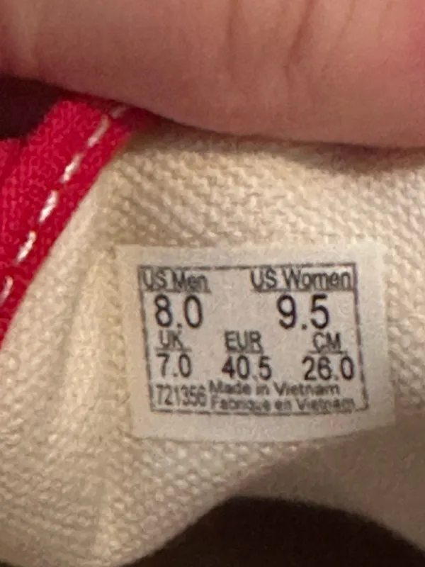 Vans Red Authentic Shoes - Image 8