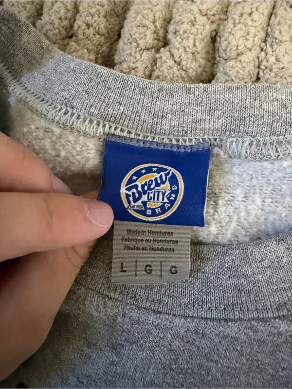 Women’s Fireball Crewneck size large Gray - Image 2