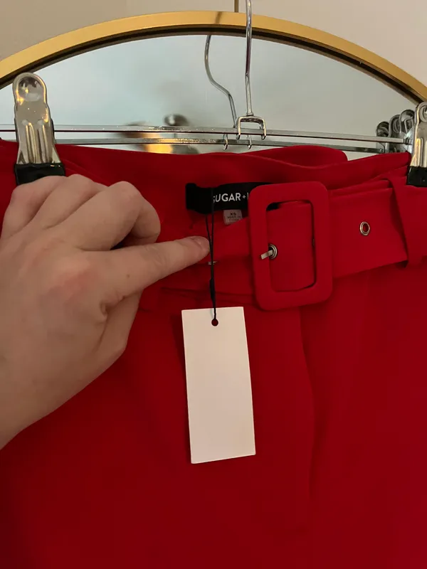 VICI NWT  Red Runway Flares - Image 9