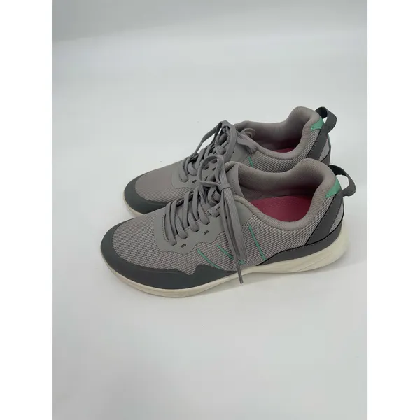 Vionic Lace-Up Athletic Sneakers Audie Light Gray‎ Size 8.5 Comfort Walking - Image 2