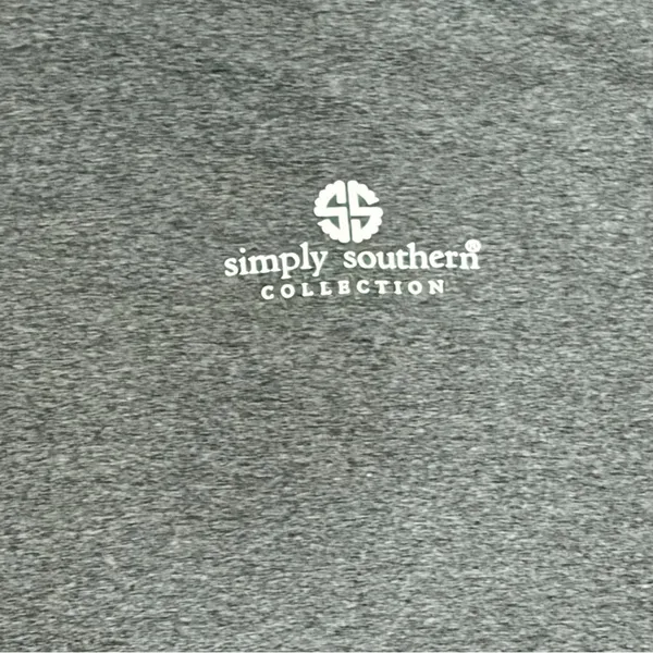 Simply Southern Charcoal Texas Adventure Long Sleeve Shirt size Large - Image 5