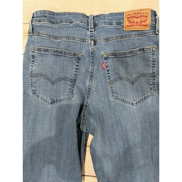 Levi’s 721 Jeans Womens Adult Size 30 Blue Denim Skinny High Rise Stretch - Image 4