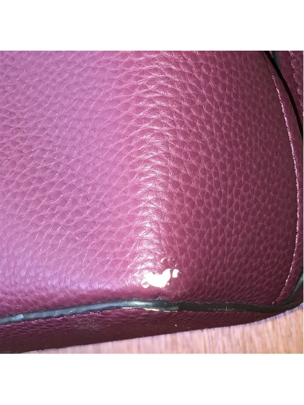 Nanette Lepore Burgundy Maroon Shoulder Bag Classic Handbag Purse - Image 8