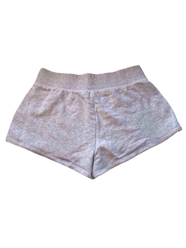 Aerie Lace-Up Sweat Shorts – Light Gray, Size M excellent condition - Image 4