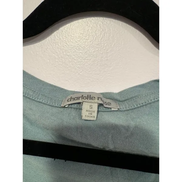 Blue Charlotte‎ Russe vneck - Image 2
