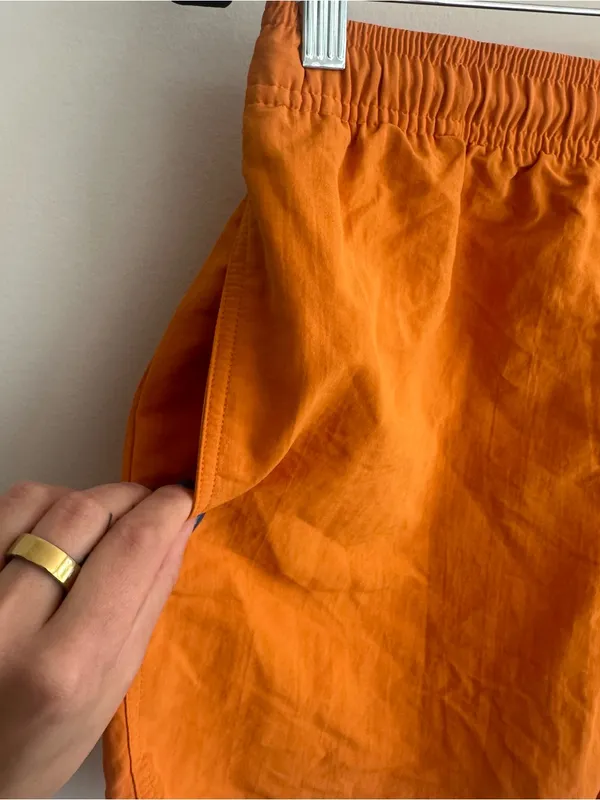 TNA Orange Nylon Shorts - Image 3