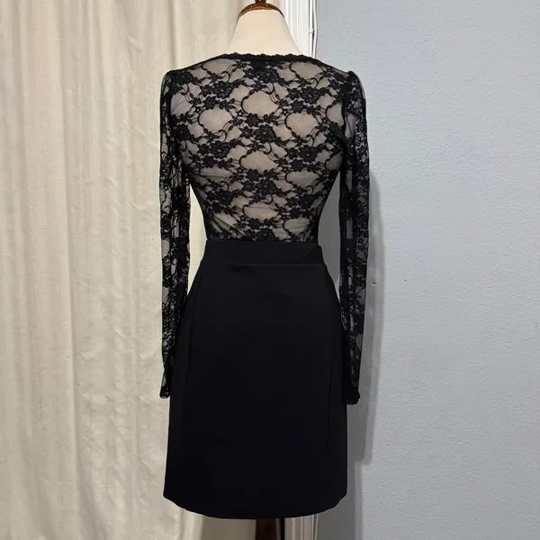 MARIO SERRANI Italy Women Black High Waist A Line Career Goth Skirt L Whimsigoth - Image 6