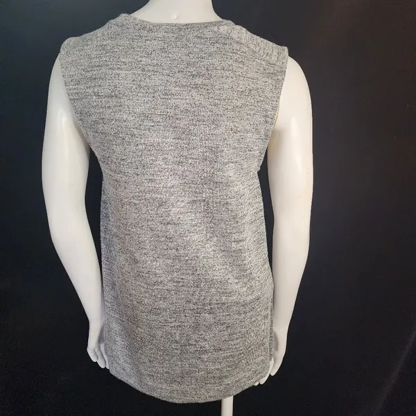 Banana Republic Gray Knit Sleeveless Top (XS) - Image 5