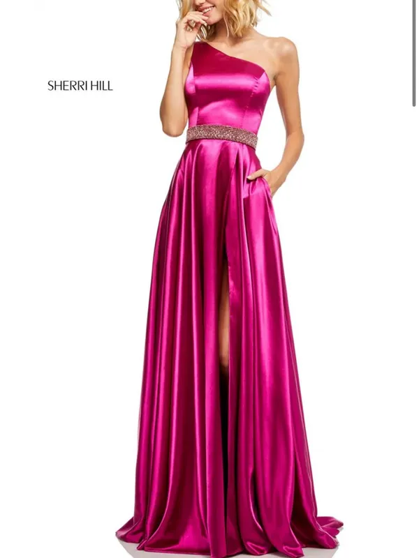 SHERRI HILL Prom/Pageant Dress 52565 in Magenta - Image 2