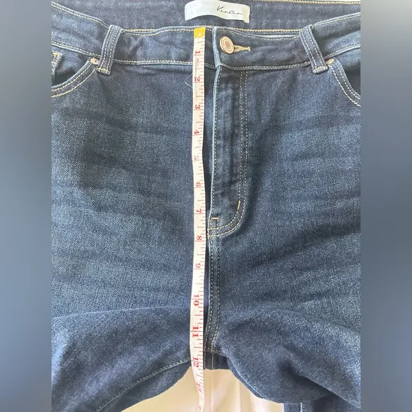 Dark Blue Denim Jeans Size 16 - Image 6