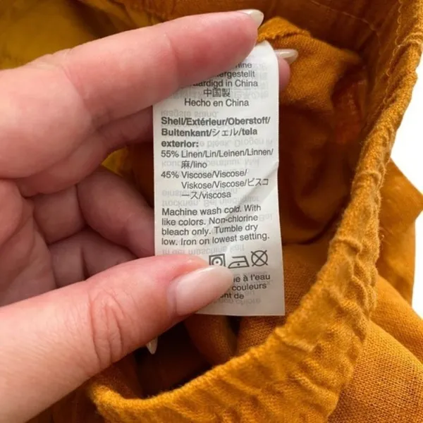 JCREW Linen Blend Pull-On Short Sz XXS‎ - Image 4