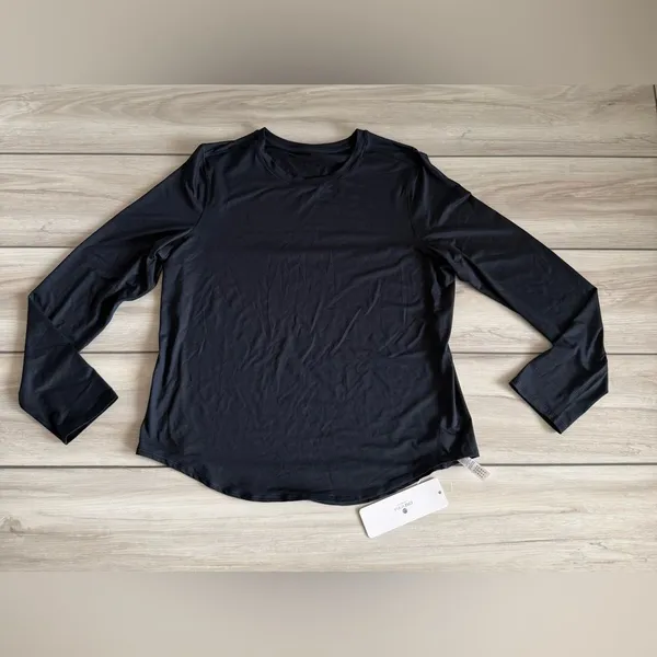 CRZ Yoga UPF 50+ Lightweight Long Sleeve Shirt Navy Large NWT - Image 5