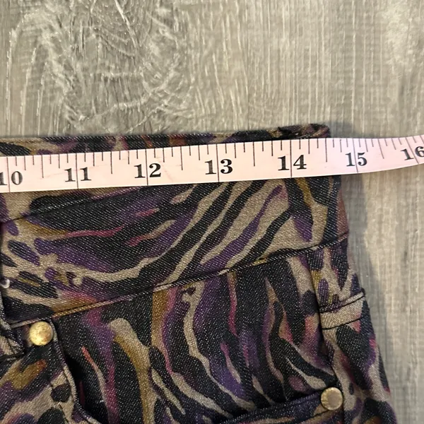Robert Graham Women’s Deidre Collector‎ Multi Animal-Print Skinny Jeans Pants - Image 5