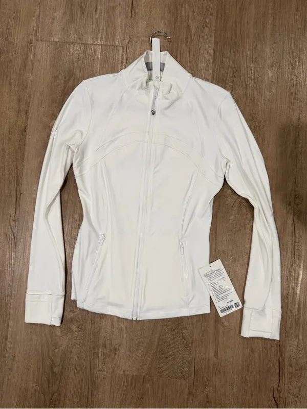 lululemon athletica White Zip-Up Jacket - Image 3