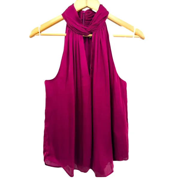 Banana Republic Womens‎ 2-Piece Satin Halter Top Maxi Skirt Set M Romantic Flowy - Image 10