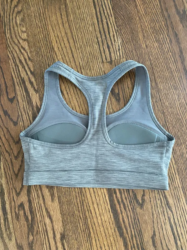 Small light grey Nike sports bra - Image 2