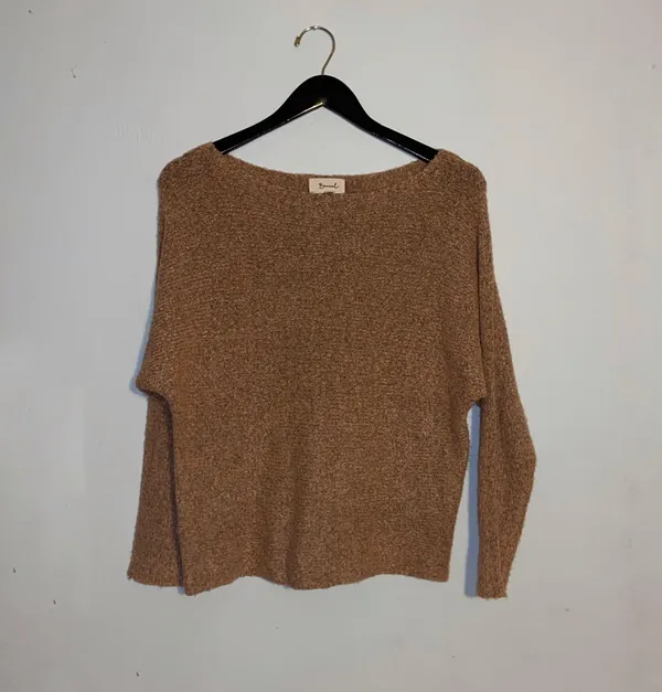 Be cool Mauve Off The Shoulder Sweater - Image 2