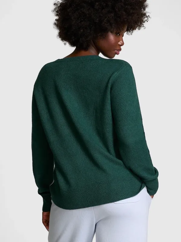 Collegiate Knit Crewneck Sweater - PINK Victoria Secret - Après Ski - Image 3