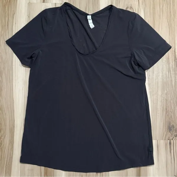 Lululemon Black Featherlight Tee Shirt Women’s 10 - Image 2