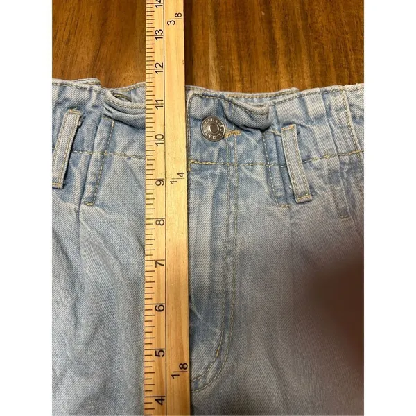 Garage Women's Juniors Size 00 Blue Straight Leg Medium Wash Denim Jeans - Image 6