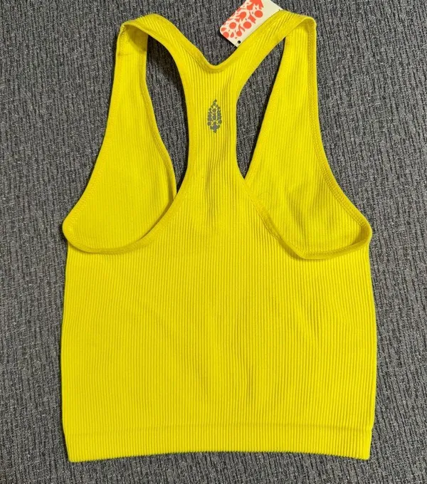 Free People Movement Free Throw Crop Ribbed Tank Top - Image 5