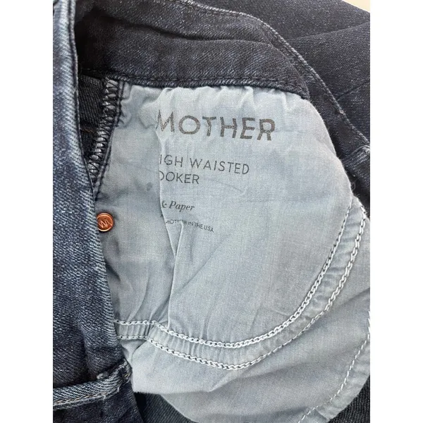Mother High Waisted Lookers‎ Dark Wash Size 25 - Image 5