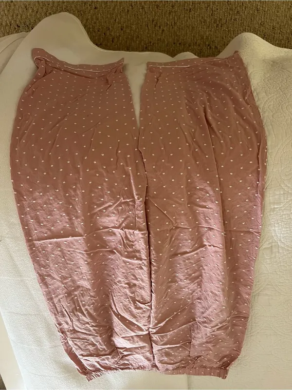 Haven well within Pink Polka Dot Button-Front Pajama Top and bottom - Image 6