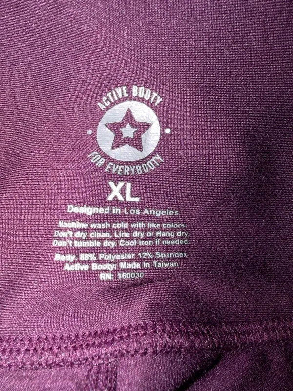 Active Booty for Everybooty Pocket Leggings Maroon / Burgundy - Image 8