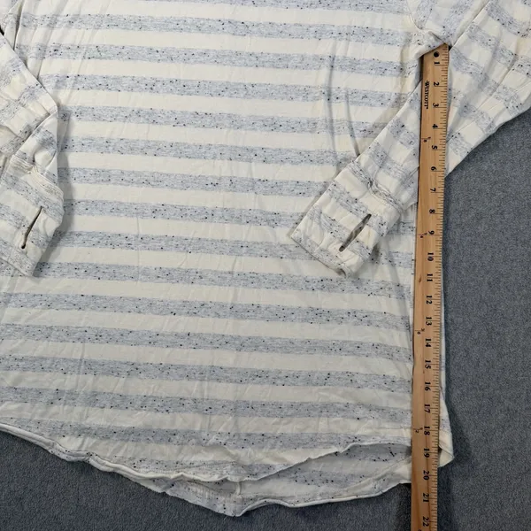 We The Free Free People Women's Small Long Sleeve Striped Tunic Top Thumbhole - Image 7