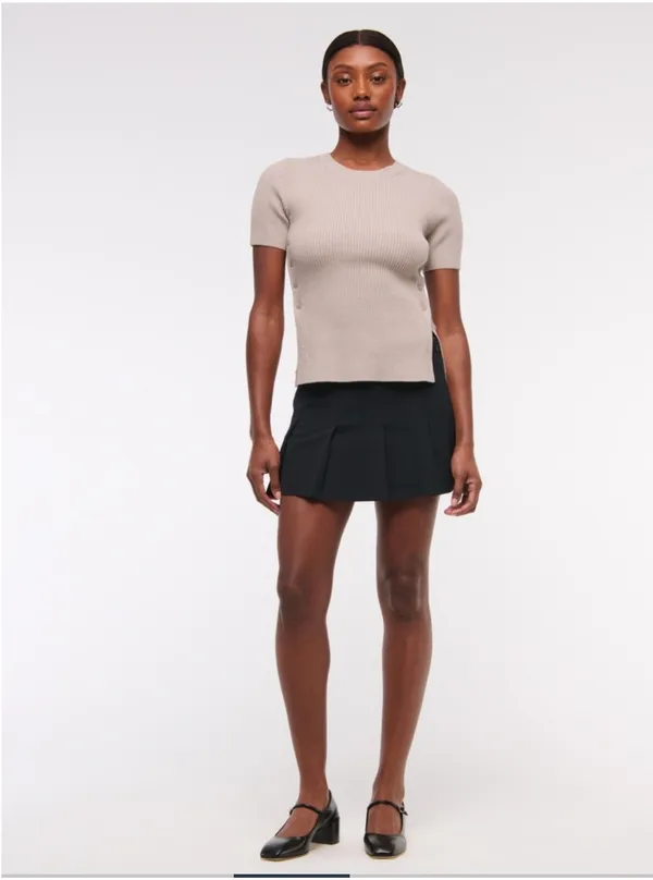 Abercrombie & fitch side button sweater NWT - Image 3