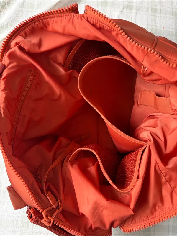 Dagne Dover Orange Neoprene Tote - Image 9