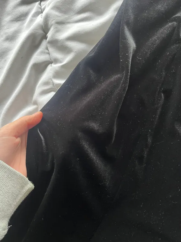 Vintage Velvet Black Skirt - Image 3