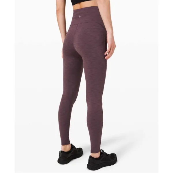 Lululemon Power Within 28in Super High Rise Legging Heathered Black Currant 10 - Image 8