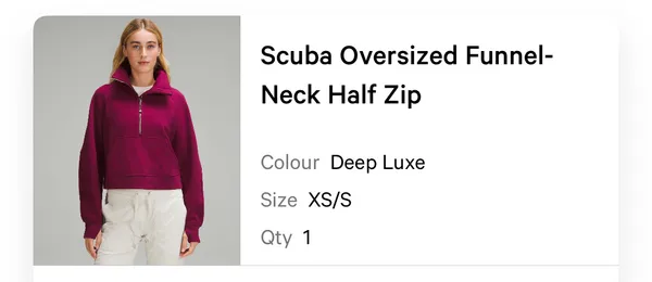 Lululemon Scuba Oversized Half-Zip - Image 7