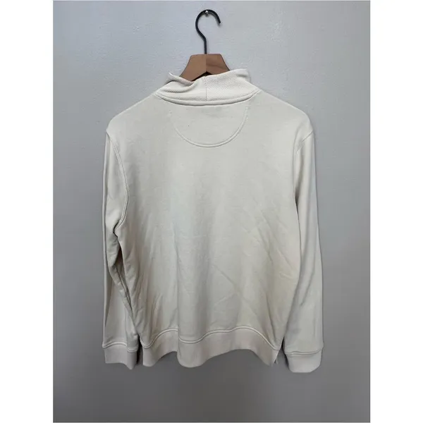 Carhartt Tencel Fiber Series Women's Half-Zip Pullover Sweatshirt Cream Medium - Image 7
