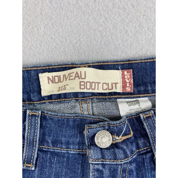 Levis 515 Jeans Womens 30x29 Blue Nouveau Boot Cut Stretch Tag 8 S - Image 8