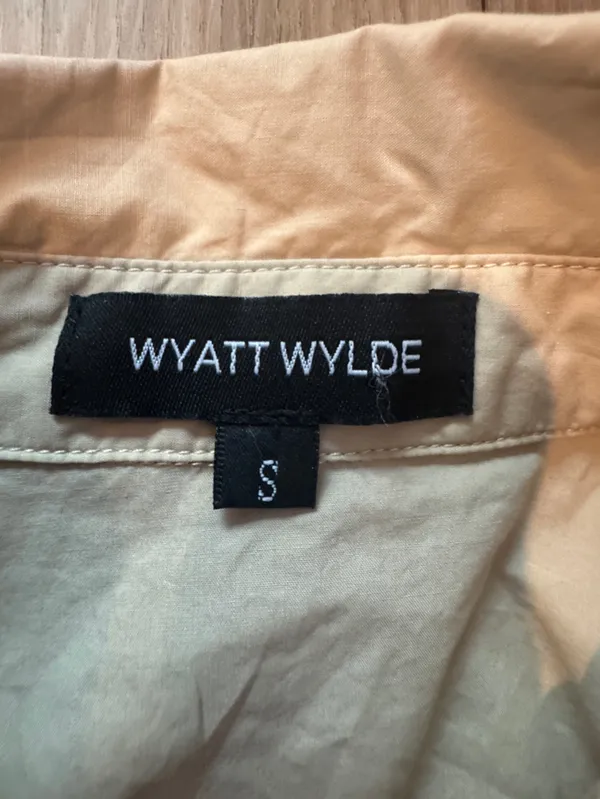 Wyatt Wylde Taylor Shirt Dress Preppy Classic Sz S - Image 2