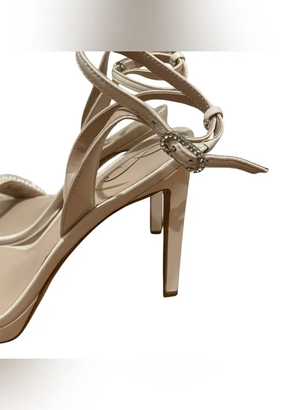 Sam Edelman Jade Perla Ivory Pearl Bridal Platform Heels Women’s Size 9.5 - Image 4