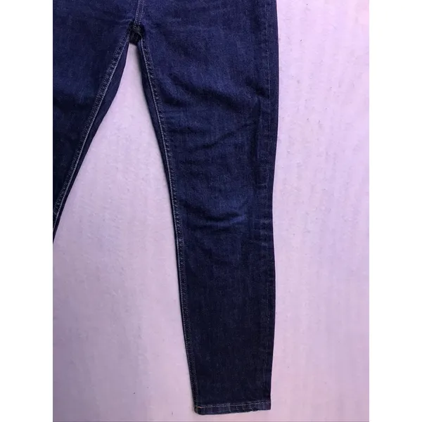 Everlane Skinny Jeans Womens 27 Blue High Rise Dark Wash Stretch Denim‎ - Image 6