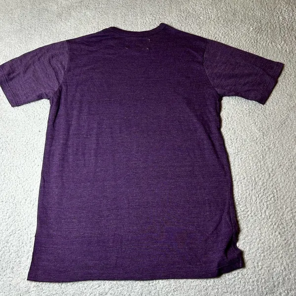 LSU T-Shirt Womens Medium Purple Tee TigerBait Section 101 Majestic‎ NEW - Image 2