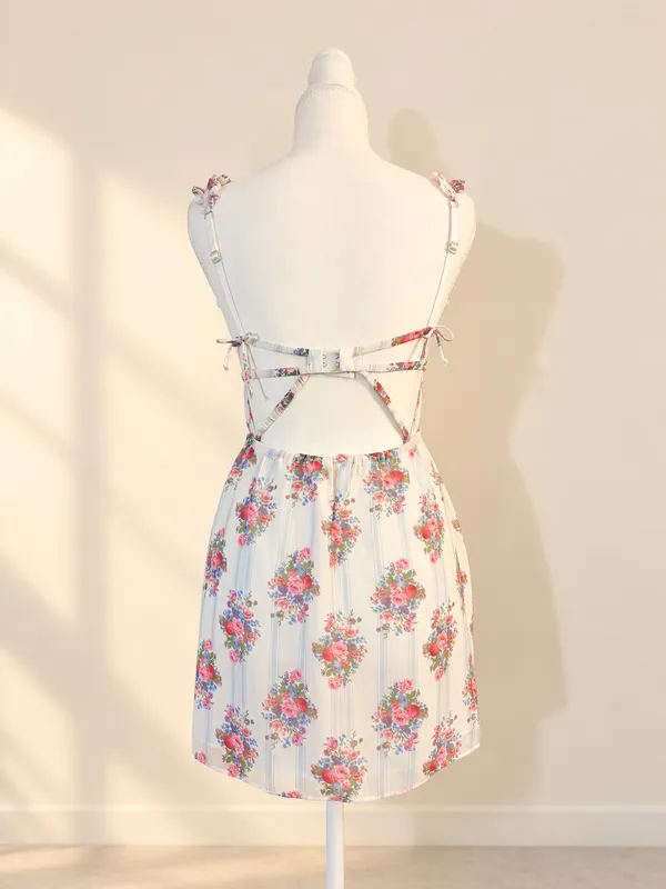 For Love & Lemons Lailah Floral Mini Dress XS - Image 5