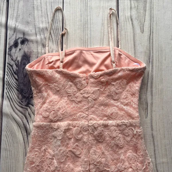 Lulus Joni Blush Pink 3X Floral Appliqué Lace Maxi Dress - Image 11