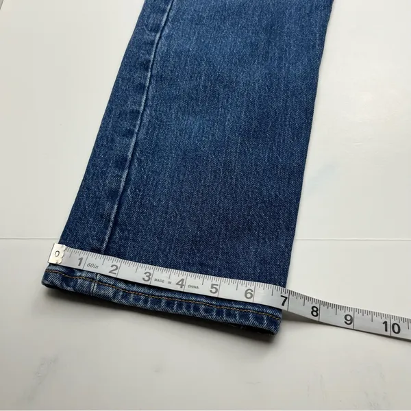 Levi’s Premium Denim Wedgie Straight Jean Womens Size 27 Blue‎ High Rise Button - Image 13